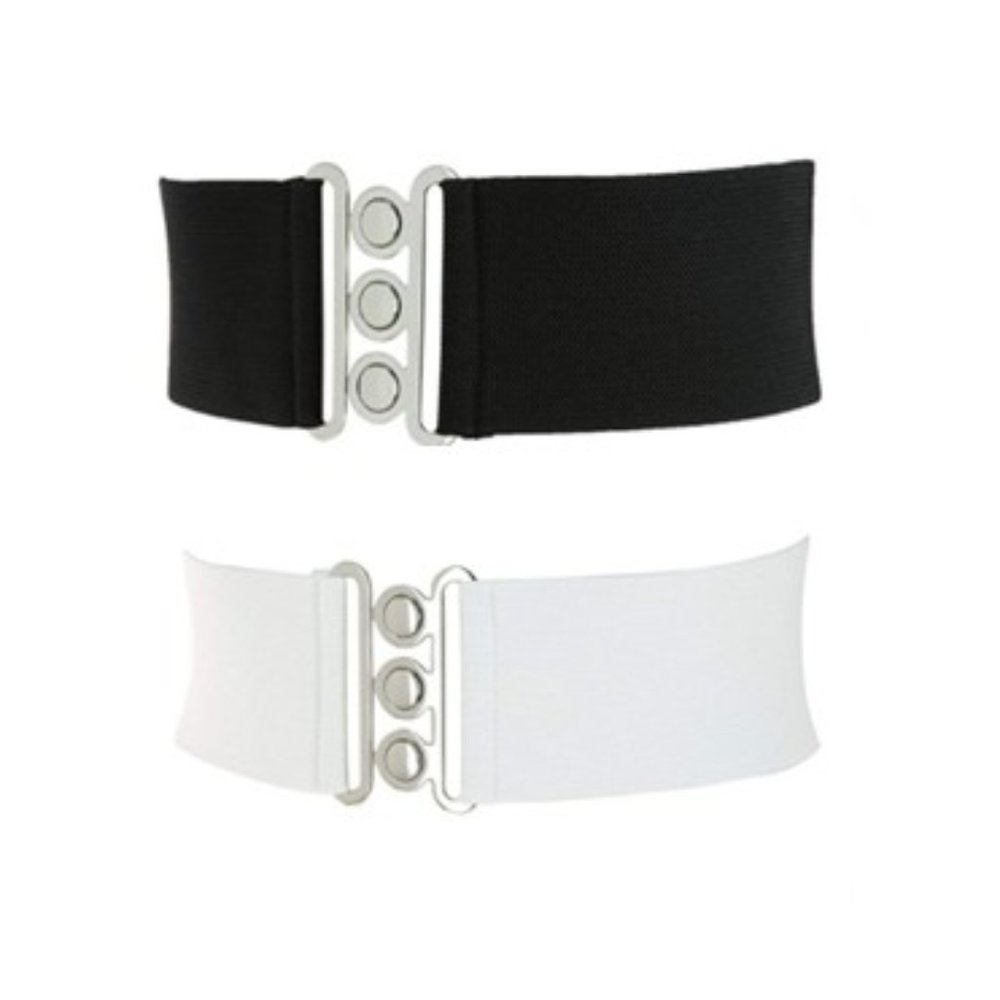 Belt white and Black Hell bunny retro vintage women's pinup style all SIZES